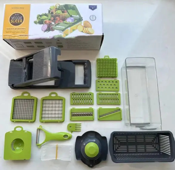 Professional 14-in-1 Multifunctional Vegetable Chopper & Slicer