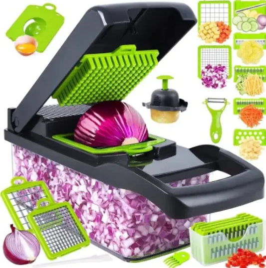 Professional 14-in-1 Multifunctional Vegetable Chopper & Slicer